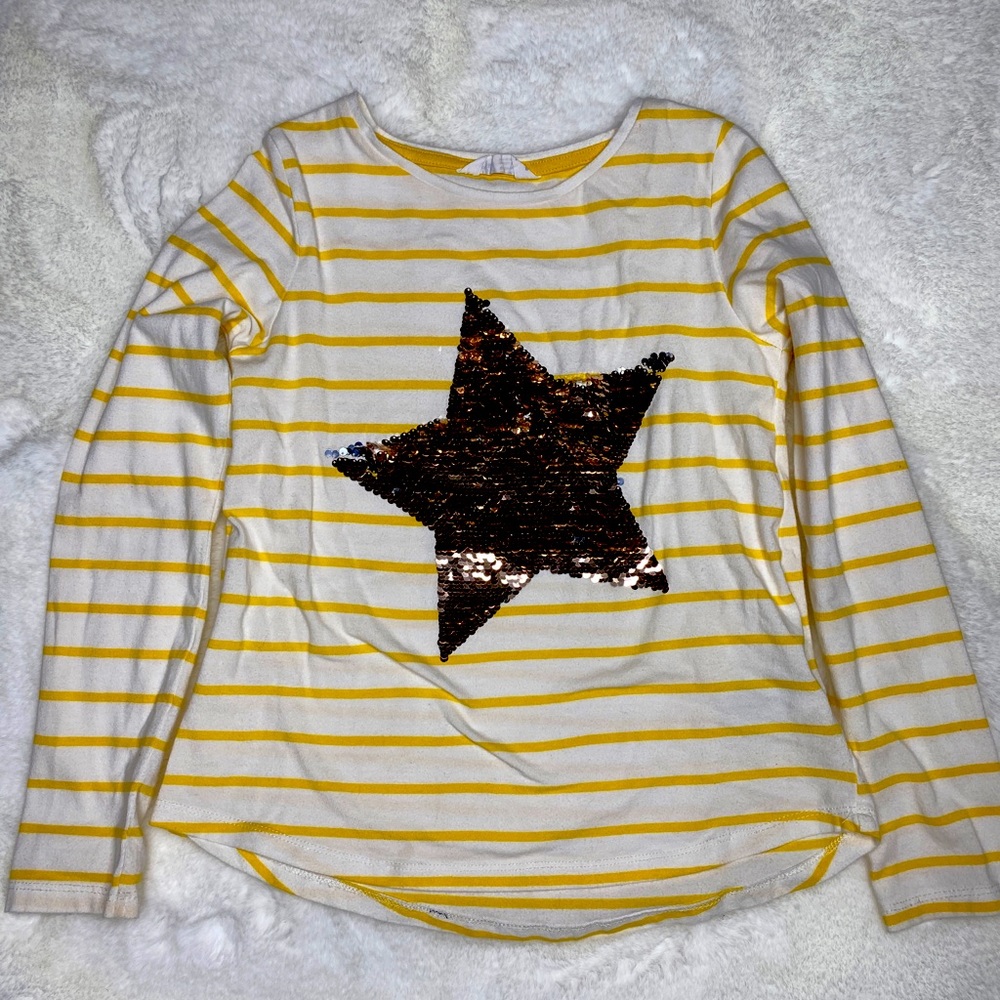 H&M Kids Star Sequin T-shirt